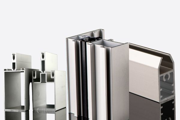 Various aluminium extrusion profiles used across industries